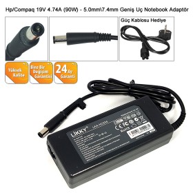 Hp Compaq 6530b 19V 4.74A (90W) 5.0mm\7.4mm Notebook Adaptörü