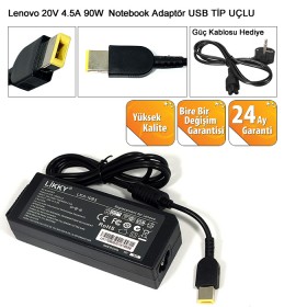 Lenovo Usb Uç 20V 4.5A (90W) Notebook Adaptörü