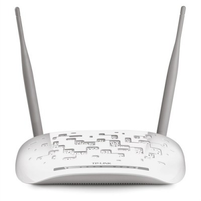 TP-Link TD-W8961N 300Mbps ADSL2 + Modem/Router, 2x5DBi Anten WPS