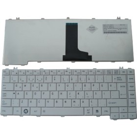 Toshiba Satellite L600, L630, L640 Serisi Türkçe Beyaz Notebook Klavye