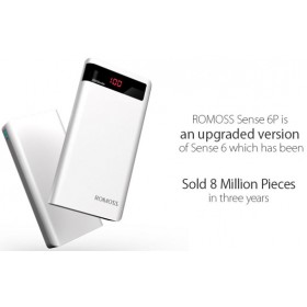 SENSE6P WHİTE,20000mah 5V  SENSE6P WHİTE, HARİCİ BATARYA