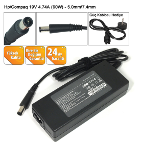 HP NOTEBOOK  Volt: 19.5 Amper: 4.62 (90W) ADAPTÖR