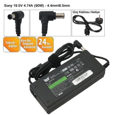 SONY NOTEBOOK 19.5V Amper: 4.74A (90W) ADAPTÖR
